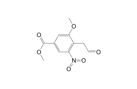 3-Methoxy-5-nitro-4-(2-oxoethyl)benzoic acid methyl ester