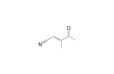 (E)-3-Methyl-4-oxopent-2-enenitrile