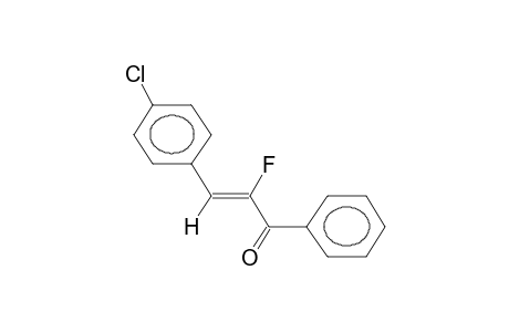 .alpha.-Fluoro-(p-chloro)chalcone
