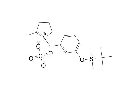2-METHYL-1-[META-(TERT.-BUTYLDIMETHYLSILOXY)-BENZYL]-1-PYRROLINIUM-PERCHLORATE