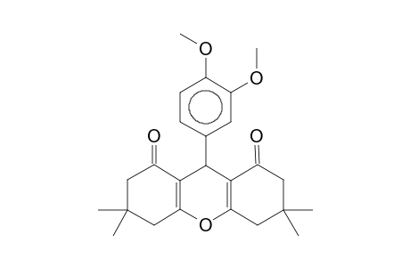 9-(3,4-dimethoxyphenyl)-3,3,6,6-tetramethyl-4,5,7,9-tetrahydro-2H-xanthene-1,8-quinone