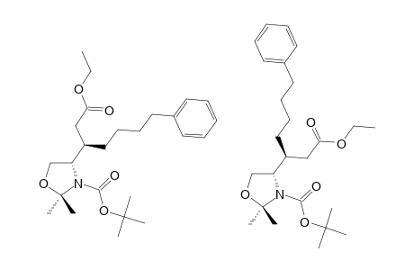 (4S,1'R)-(1'-Ethoxycarbonylmethyl-5'-phenylpentyl)-2,2-dimethyloxazolidine-3-carboxylic acid tert-butyl ester