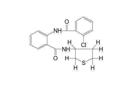 2-chloro-N'-(tetrahydro-3-thienyl)-N,2'-bibenzamide