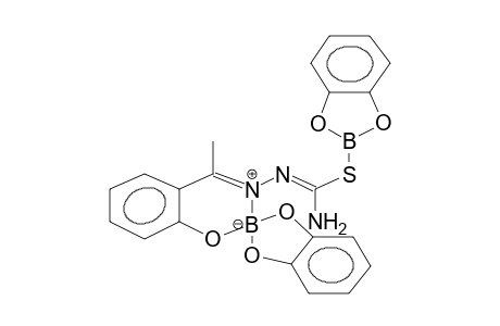 2-ACETYLPHENOL N-AMINO(4,5-BENZO-1,3,2-DIOXABOROLEN-2-YLTHIO)METHYLENEHYDRAZONE, 1-O-(4,5-DIBENZO-1,3,2-DIOXABOROLEN-2-YL)