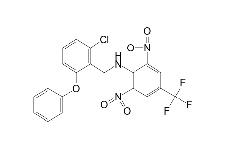 2-chloro-N-(2,6-dinitro-alpha,alpha,alpha-trifluoro-p-tolyl)-6-phenoxybenzylamine