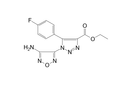 1H-[1,2,3]Triazole-4-carboxylic acid, 1-(4-aminofurazan-3-yl)-5-(4-fluorophenyl)-, ethyl ester