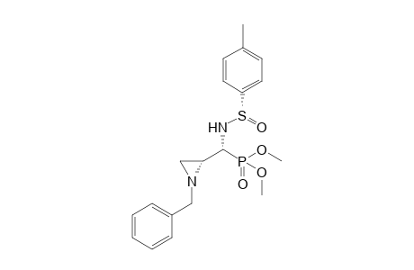 (2R,sS)-Dimethyl .alpha.-(N-benzyl-2-aziridinyl)-.alpha.(N-tolylsulfonylamido)methanephosphonate
