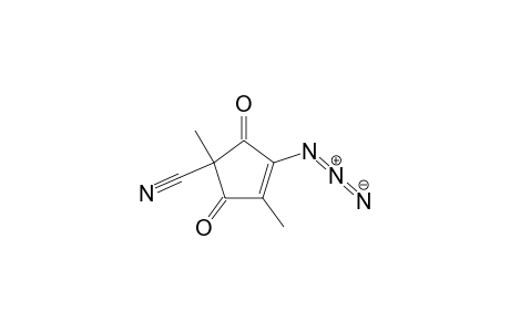 4-Azido-2-cyano-2,5-dimethylcyclopent-4-ene-1,3-dione