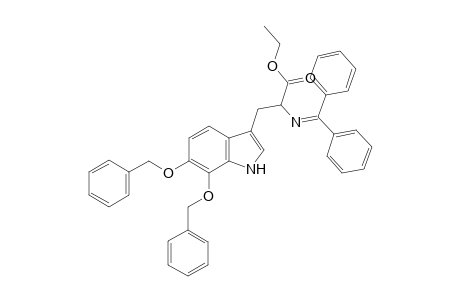 rac-6,7-Bis(benzyloxy)-N-(diphenylmethylene)tryptophan Ethyl Ester