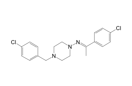 1-piperazinamine, N-[(E)-1-(4-chlorophenyl)ethylidene]-4-[(4-chlorophenyl)methyl]-