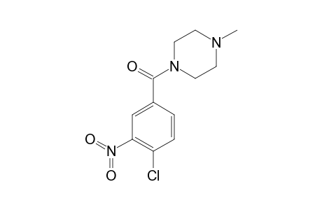 1-(4-chloro-3-nitrobenzoyl)-4-methylpiperazine
