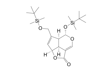 (1S,5S,6S,9S)-1-(t-Butyldimethylsilyloxy)-6-hydroxy-8-[(t-butyldimethylsilyloxy)methyl]-2-oxabicyclo[4.3.0]nona-3,7-diene-4-carboxylic acid lactone