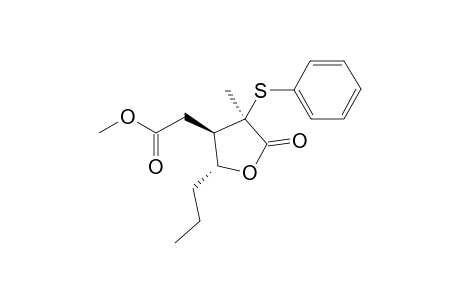 Methyl (2R,3R,4R)-[4-Methyl-5-oxo-4-[(phenylthio)2-propyltetrahydrofuran-3-yl]acetate