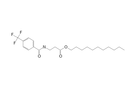 .beta.-Alanine, N-(4-trifluoromethylbenzoyl)-, undecyl ester