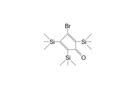 3-Bromo-2,4,5-tris(trimethylsilyl)-cyclopenta-2,4-diene-1-one