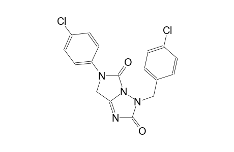 3H-imidazo[1,5-b][1,2,4]triazole-2,5-dione, 6-(4-chlorophenyl)-3-[(4-chlorophenyl)methyl]-6,7-dihydro-