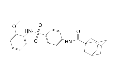 N-{4-[(2-methoxyanilino)sulfonyl]phenyl}-1-adamantanecarboxamide