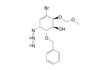 (1S,2S,5R,6R)-5-Azido-6-benzyloxy-3-bromo-2-(methoxymethoxyl)-cyclohex-3-ene-1-ol