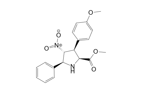 (2S,3S,4R,5S)-Methyl 3-(4-methoxyphenyl)-4-nitro-5-phenylpyrrolidine-2-carboxylate