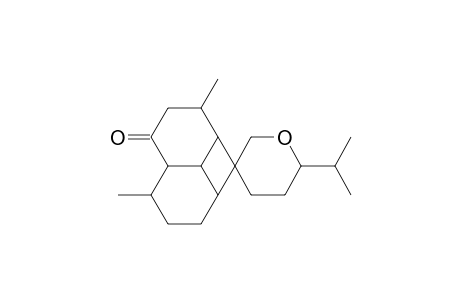 Spiro[1H-cyclobuta[de]naphthalene-1,3'(4'H)-[2H]pyran]-4(1aH)-one, decahydro-2,5-dimethyl-6'-(1-methylethyl)-