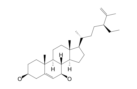 ISODECORTINOL;STIGMASTA-5,25-DIEN-3-BETA,7-BETA-DIOL