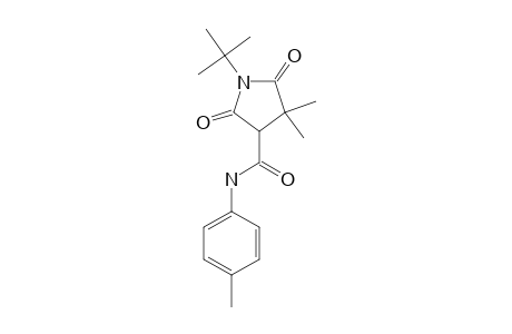 1-TERT.-BUTYL-4,4-DIMETHYL-2,5-DIOXOPYRROLIDINE-3-CARBOXYLIC-ACID-PARA-TOLYLAMIDE