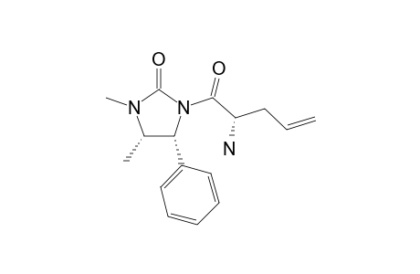 (2S,4'S,5'R)-2-Amino-1-(3',4'-dimethyl-2'-oxo-5'-phenyl-1'-imidazolyldinyl)-4-penten-1-one