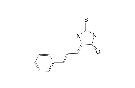 (5Z)-5-[(E)-3-phenylprop-2-enylidene]-2-sulfanylidene-4-imidazolidinone