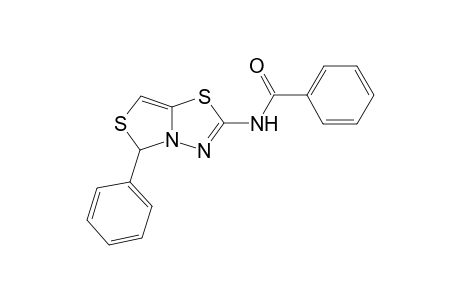 N-(5-Phenyl-5H-thiazolo[4,3-b][1,3,4]thiadiazol-2-yl)benzamide