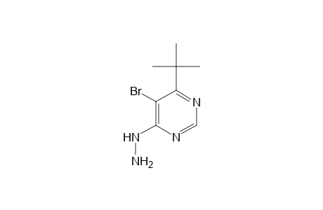 5-bromo-4-tert-butyl-6-hydrazinopyrimidine