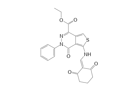 ETHYL-5-[(2,6-DIOXOCYCLOHEXYLIDENEMETHYL)-AMINO]-4-OXO-3-PHENYL-3,4-DIHYDROTHIENO-[3,4-D]-PYRIDAZINE-1-CARBOXYLATE