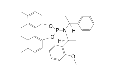 O,O'-(S)-(5,5',6,6'-TETRAMETHYL-BIPHENYL-2,2'-DIYL)-N,N-[(S)-1-PHENYLETHYL]-[(S)-1-(2-METHOXYPHENYL)-ETHYL]-PHOSPHORAMIDITE