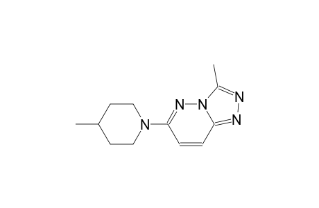 [1,2,4]triazolo[4,3-b]pyridazine, 3-methyl-6-(4-methyl-1-piperidinyl)-