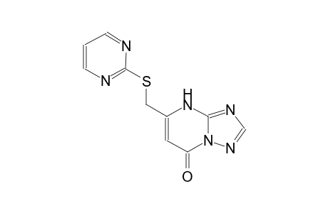 [1,2,4]triazolo[1,5-a]pyrimidin-7(4H)-one, 5-[(2-pyrimidinylthio)methyl]-