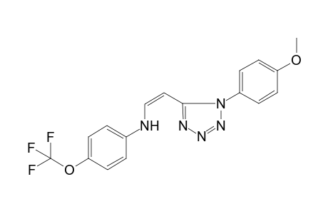 N-((Z)-2-[1-(4-Methoxyphenyl)-1H-tetraazol-5-yl]ethenyl)-4-(trifluoromethoxy)aniline