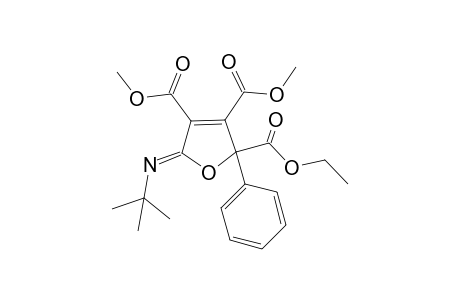 2-Ethyl-3,4-dimethyl 5-tert-butylimino-2-phenyldihydrofuran-2,3,4-tricarboxylate