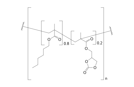 Hexyl Methacrylate/Glycerol methacrylate copolymer (80/20 % molar)