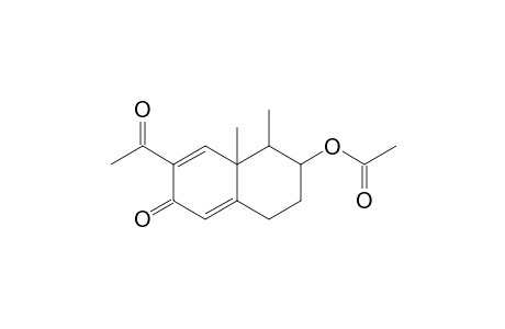 3-BETA-ACETOXY-6,9-DIEN-8-OXOEREMOPHIL-12-NOR-11-KETONE