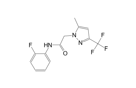N-(2-fluorophenyl)-2-[5-methyl-3-(trifluoromethyl)-1H-pyrazol-1-yl]acetamide