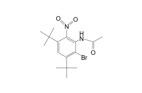 2'-bromo-3',5'-di-tert-butyl-6'-nitroacetanilide