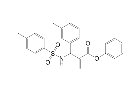 Phenyl 2-[(3-Methylphenyl)(toluene-4-sulfonylamino)methyl]acrylate