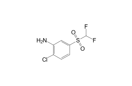 2-chloro-5-[(difluoromethyl)sulfonyl]aniline