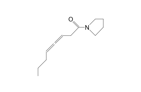 1-(1-Oxo-3,4-octadienyl)-pyrrolidin