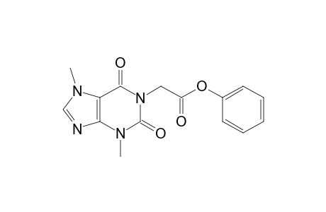 3,6-dihydro-3,7-dimethyl-2,6-dioxopurine-1(2H)-acetic acid, phenyl ester