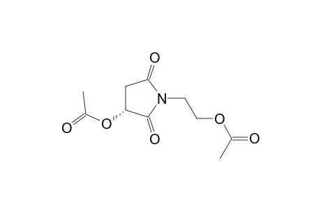 (3R)-3-Acetoxy-1-(2-acetoxyethyl)pyrrolidine-2,5-dione