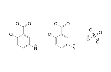 5-amino-2-chlorobenzoic acid, sulfate (1:1)