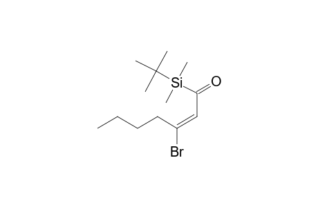 1-(TERT.-BUTYLDIMETHYLSILYL)-3-BUTYL-3-BROMO-2-PROPEN-1-ONE