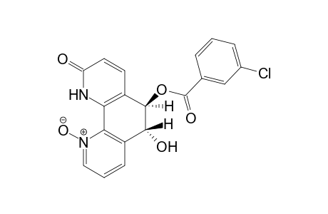 3-chlorobenzoic acid [(5R,6R)-6-hydroxy-2-keto-10-oxido-5,6-dihydro-1H-1,10-phenanthrolin-10-ium-5-yl] ester