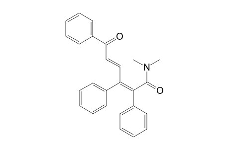 6-Oxo-2,3,6-triphenyl-hexa-2E,4E-dienoic acid-dimethylamide