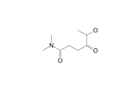 5-Hydroxy-N,N-dimethyl-4-oxo-hexanamide